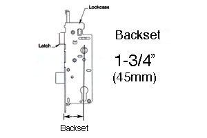 Multipoint Lock Essve Backset