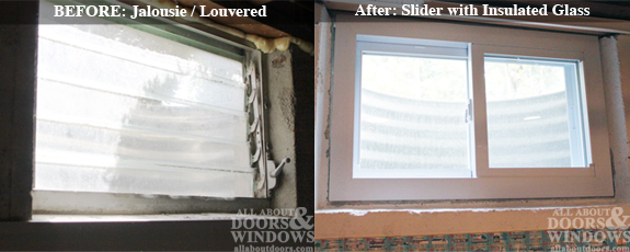 before and after window replacement