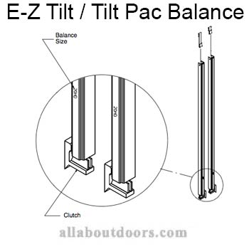 Marvin E-Z Tilt & Tilt Pac Window Balance