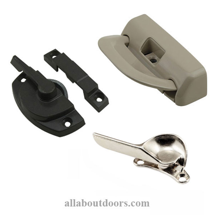 Sliding and Double Hung Window Sash Lock Latches