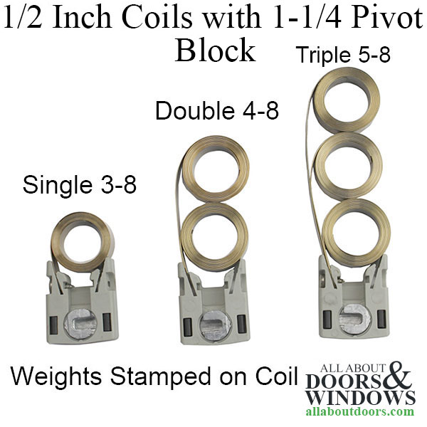 1/2" Single, Double, Triple Coil Balances