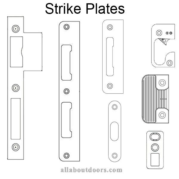 Strike Plates - Shootbolt, Roller, Hook, Tongue, Latch & Deadbolt