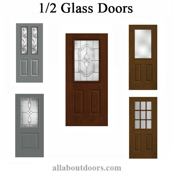 ThermaTru 1/2 Lite Glass Doors