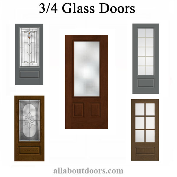 ThermaTru 3/4 Lite Glass Doors
