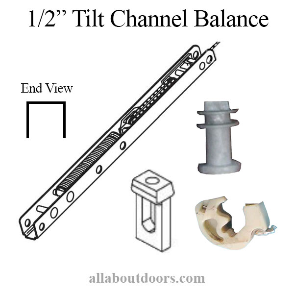1/2" Channel Balance for Tilt-in Windows