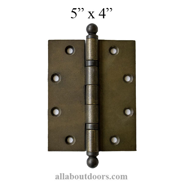 5" x 4" Steel & Brass Hinges