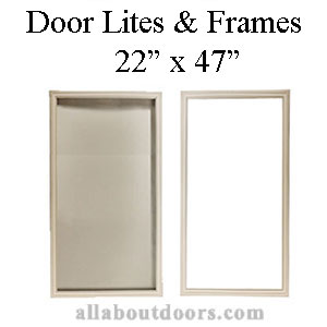 22 x 47-Door Lites & Frames