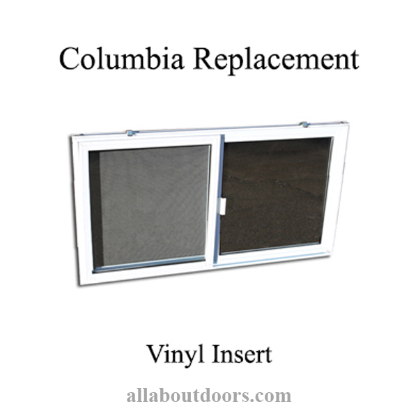 C-400 Vinyl Basement Insert-Dual Pane Glass