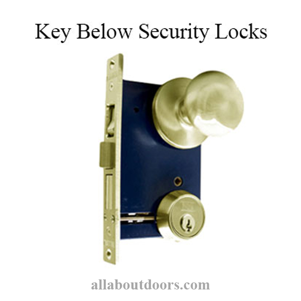 Marks Key Below Security Doors Locks