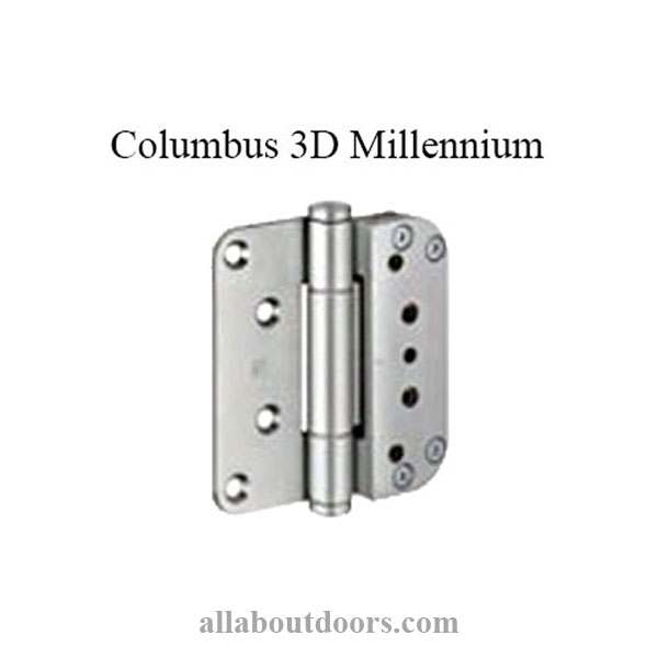 4 x 4 Columbus 3D Millennium Door Hinge