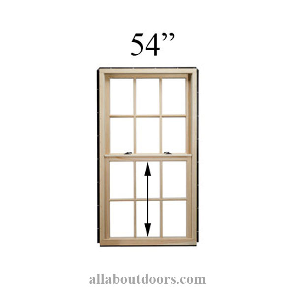 54" Glass Height