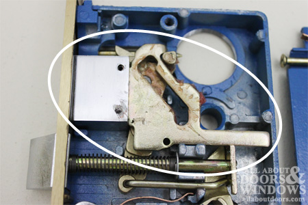 deadbolt remove mortise lock flip latch