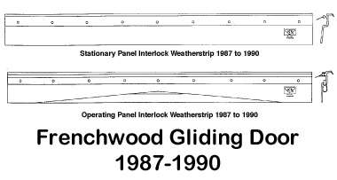Andersen Frenchwood Gliding Door Weatherstrip