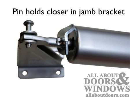 attached storm door closer