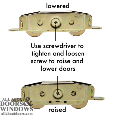How To Adjust Sliding Door Rollers, Andersen Sliding Door Replacement Rollers