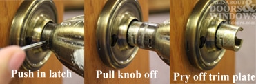 How To Remove a Door Knob  Door Know Replacement Tips