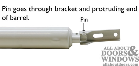 Pneumatic storm door closer