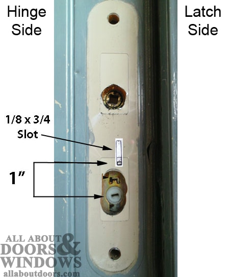 pella door stuck lock