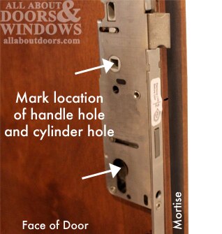 modify door for lock