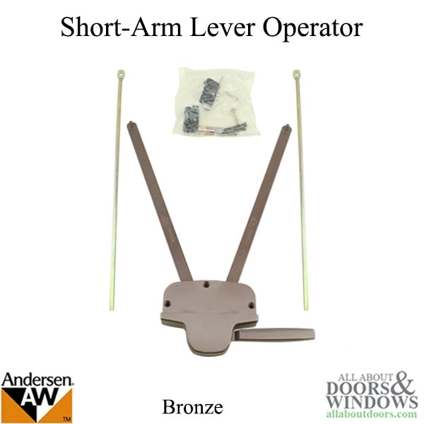 Andersen Beauty-Line Window Lever Operator 1957-1979 - Bronze - Product Contents