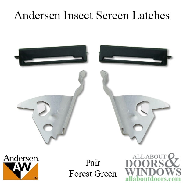 Andersen insect screen latches for perma-shield narroline windows