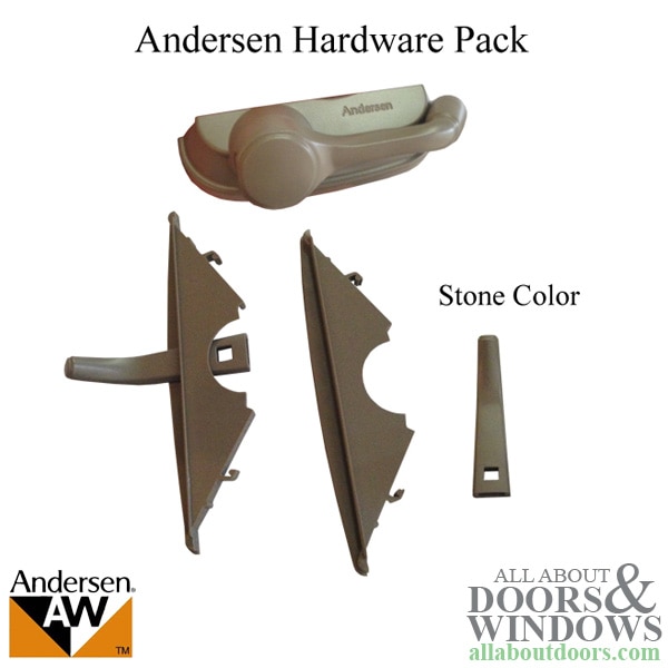 Andersen hardware pack for a folding traditional style handle