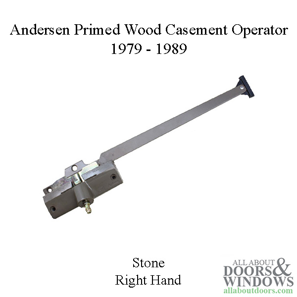 Andersen straight arm operator for primed wood casement window