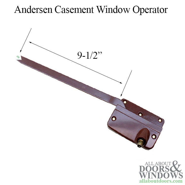 Andersen 7073B Operator w/ Handle 9-1/2 Inch Arm Square Shoe