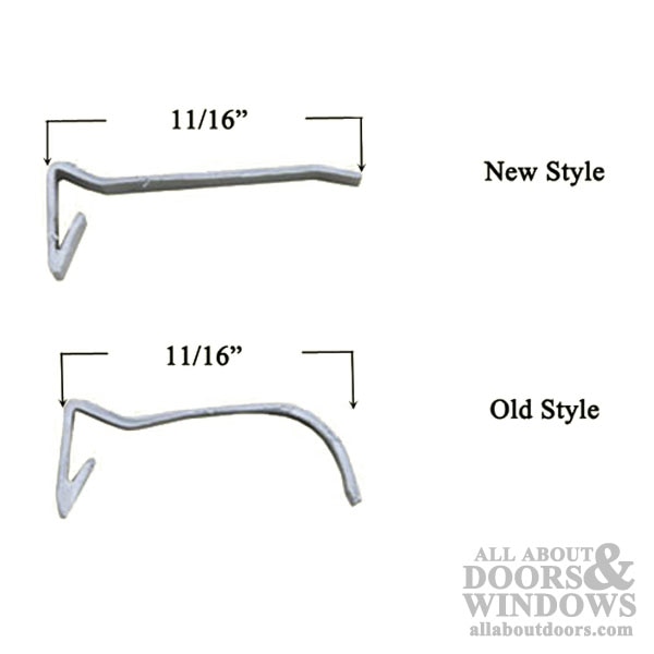 Andersen Frame Side Jamb Weatherstrip 6 - Profile Dimensions