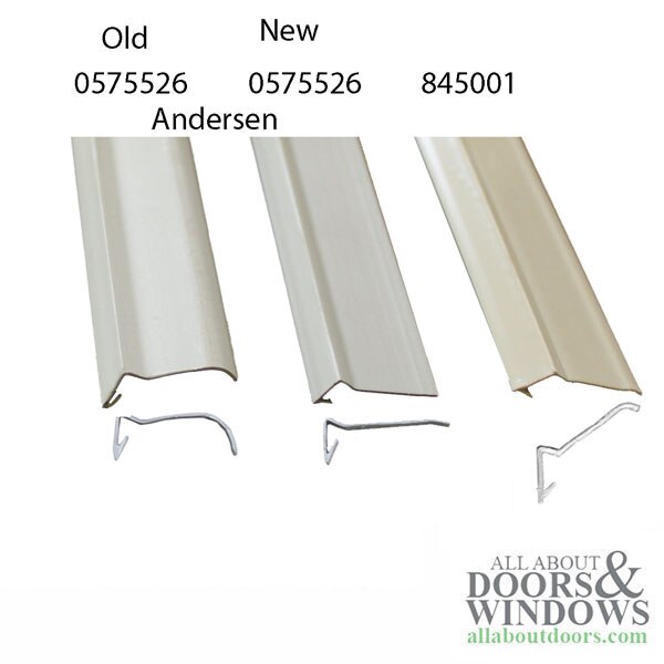 Andersen Frame Side Jamb Weatherstrip 6 - Profiles / New vs. Old