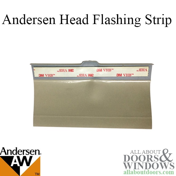 6 Inch Exterior Head Flashing Strip for Andersen Windows Sandtone Finish | Window Accessories