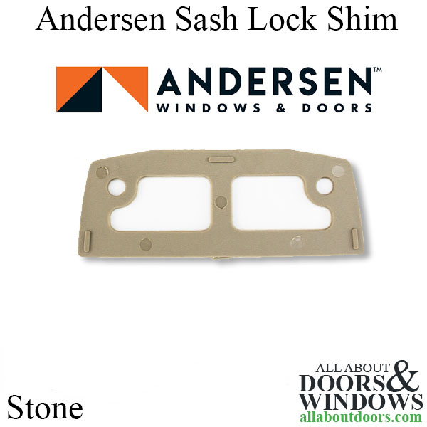Andersen sash lock shim