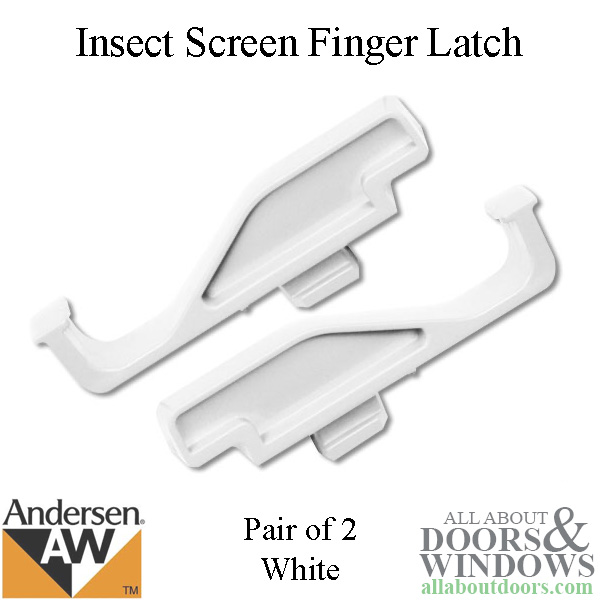 insect screen finger latch