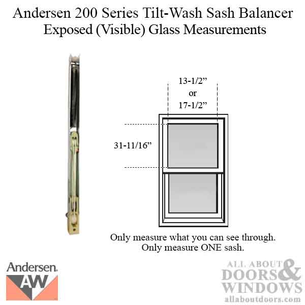 Andersen 200 Series TiltWash Sash Balancer M760