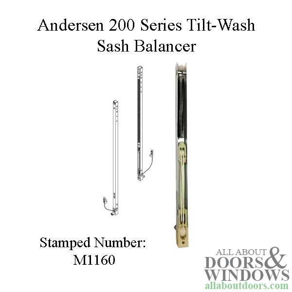 200 series tilt wash sash balancer