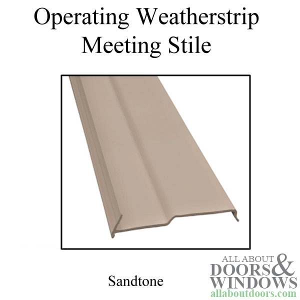 meeting stile weather strip