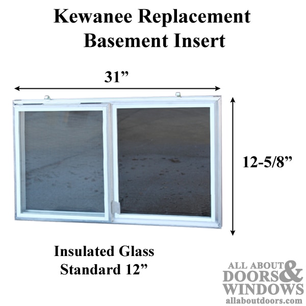 Kewanee C 310a K 12 Aluminum Basement Window Insert Dual Pane Glass - 31 X 12 Basement Window Replacements Kewanee C 310a K 12 Aluminum Basement Window Insert Dual Pane Glass - 31 X 12 Basement Window Replacements