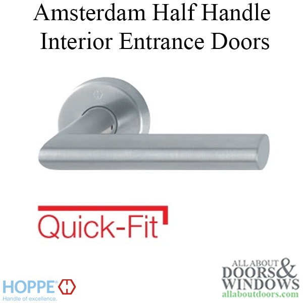 Hoppe Amsterdam Half Handle for Interior Entrance Doors