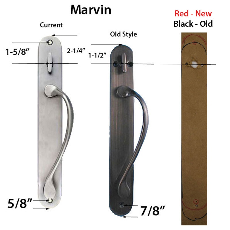 Marvin Active Keyed Ultimate Sliding French Door Wide Trim