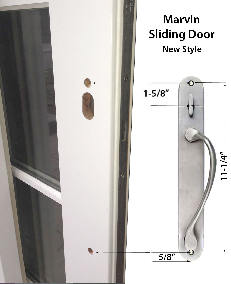Marvin Active Keyed Ultimate Sliding French Door Wide Trim Pvd