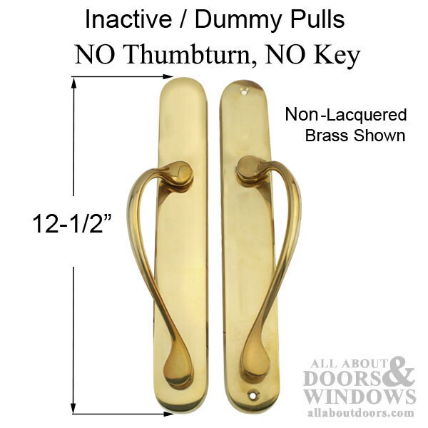 Marvin Ultimate Sliding French Door Inactive Dummy Wide Handle