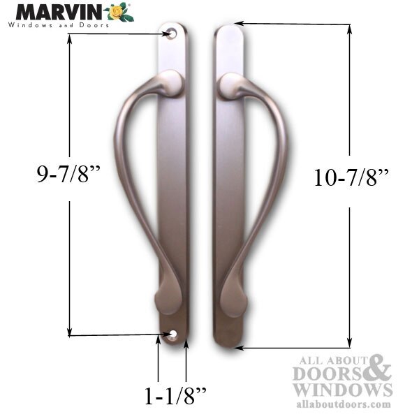 Marvin Active Non Keyed Narrow Sliding Door Handle Center Thumb
