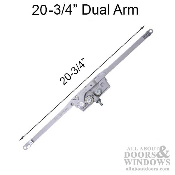 Amesbury Truth 11.43 Awning 20-3/4 Inch Roto Crank Operator – Dual Arm Entrygard