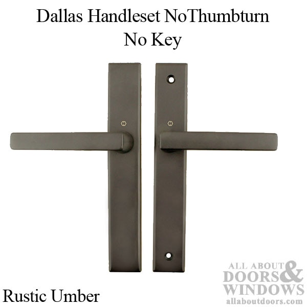 DALLAS CONTEMPORARY LEVER HANDLE, FIXED DUMMY PAIR, M1643 / 2161N SET