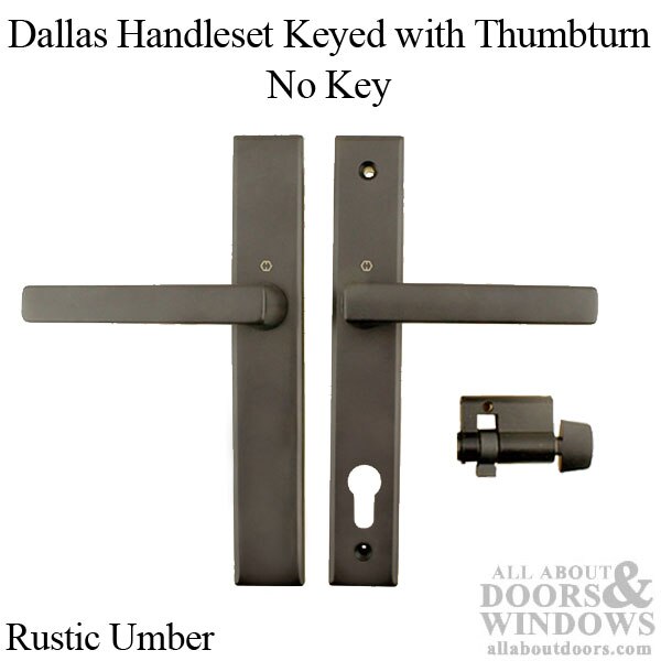 Dallas Contemporary Lever Handle, Inactive, Nonkeyed with