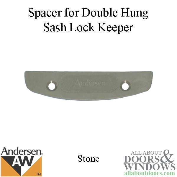 sash lock spacer, narroline windows