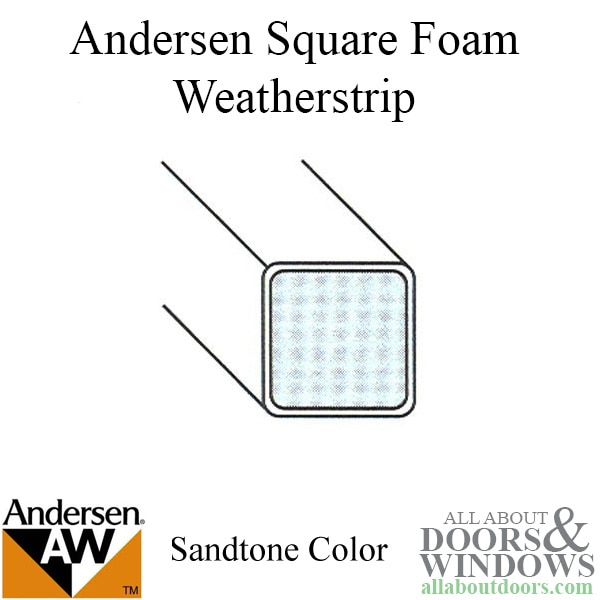 Andersen Square Foam Weatherstrip