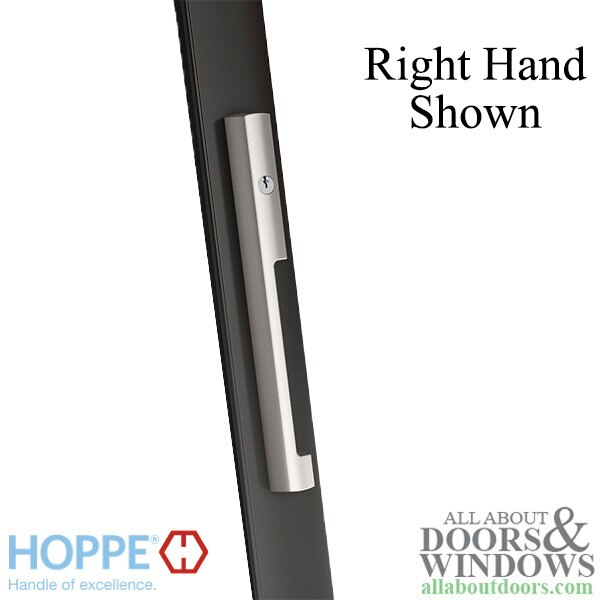 HOPPE Dallas Series Dummy Sliding Door Handle - Right Hand - Black