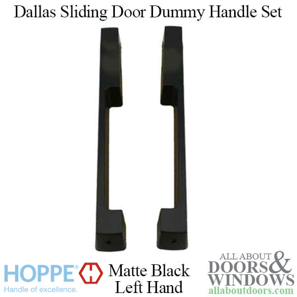 HOPPE Dallas left hand dummy sliding door handle set 1-3/4" panel