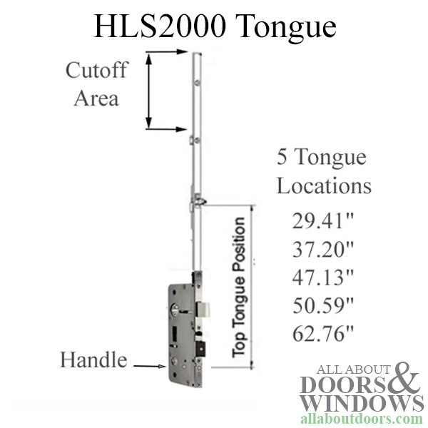 Hoppe HLS2000 Top Extension - 50.59" Tongue, 66.28" Extension Length